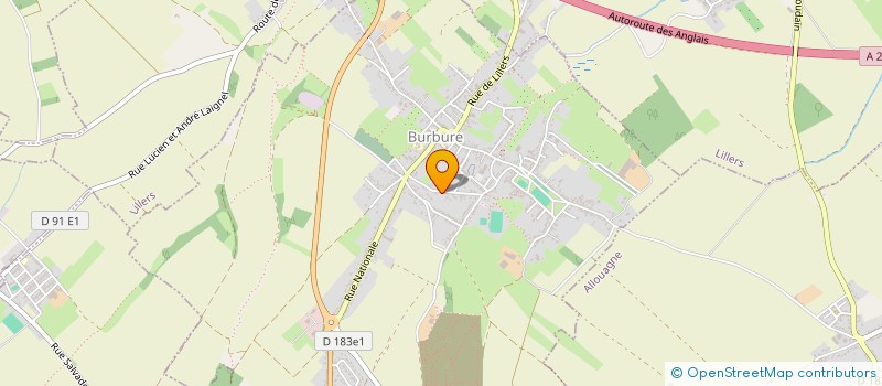 localisation de l'entreprise MADAME CINDY RIQUIER  BURBURE