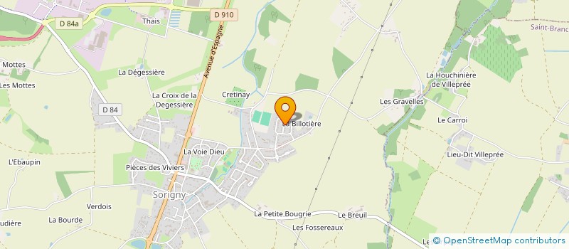 localisation de l'entreprise MADAME CINDY ROBIN  SORIGNY