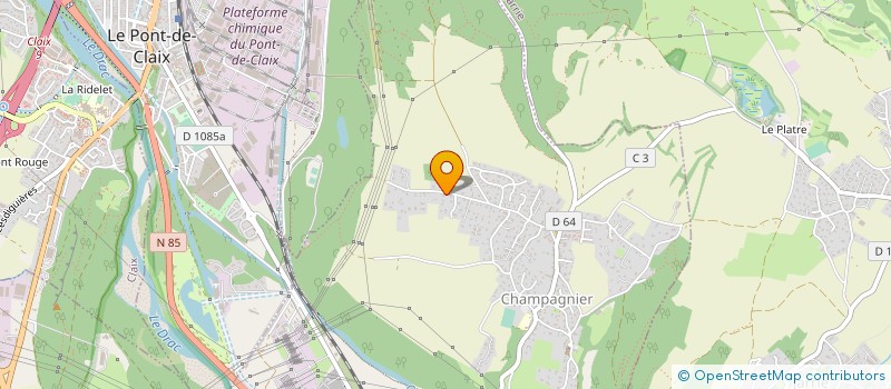 localisation de l'entreprise MADAME CINDY ROCHAS  CHAMPAGNIER