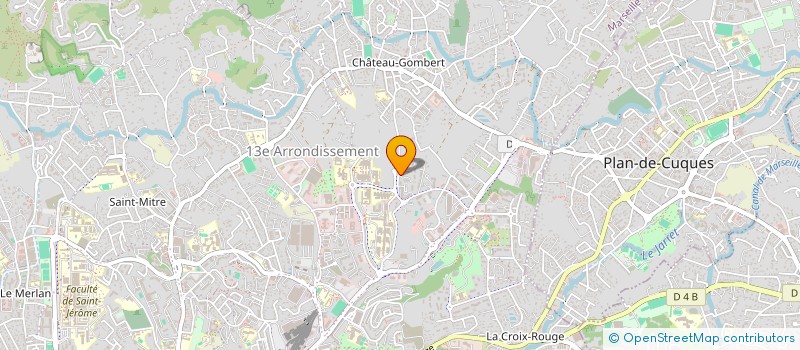 localisation de l'entreprise MADAME CINDY RODRIGUES  MARSEILLE