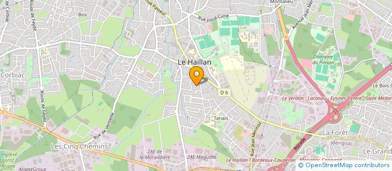 localisation de l'entreprise MADAME CINDY RODRIGUES à LE HAILLAN