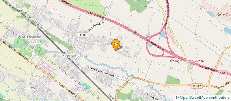 localisation de l'entreprise MADAME CINDY ROGER  POEY-DE-LESCAR