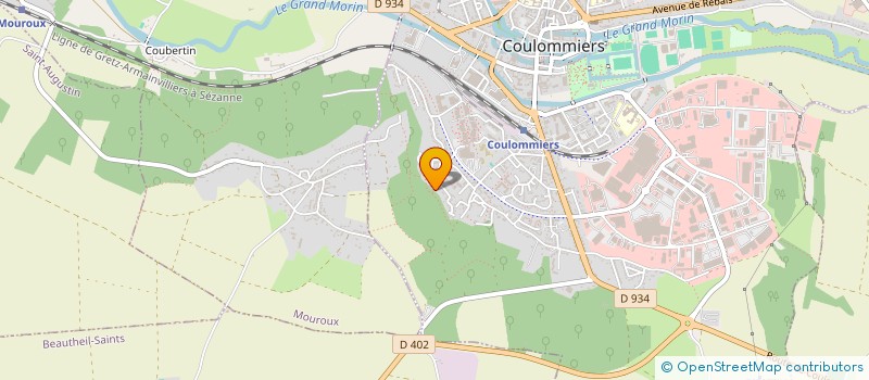 localisation de l'entreprise MADAME CINDY ROLLAND à COULOMMIERS