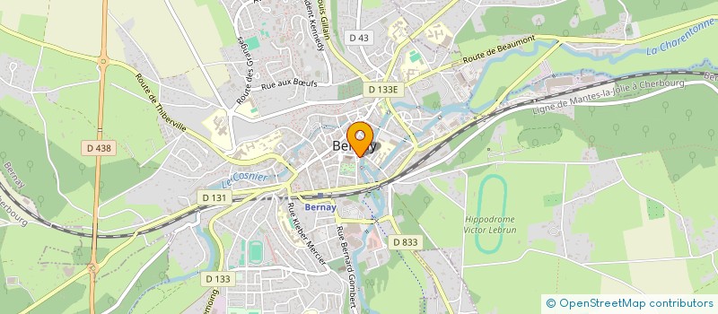 localisation de l'entreprise MADAME CINDY ROUME  BERNAY