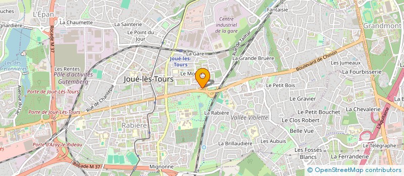 localisation de l'entreprise MADAME CINDY ROUSSEL  JOUE-LES-TOURS