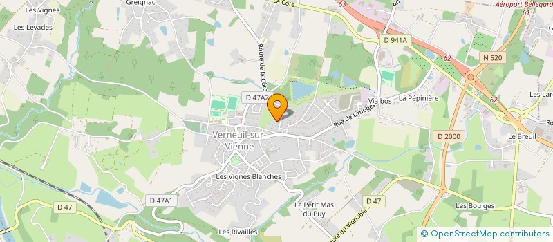 localisation de l'entreprise MADAME CINDY ROY à VERNEUIL-SUR-VIENNE
