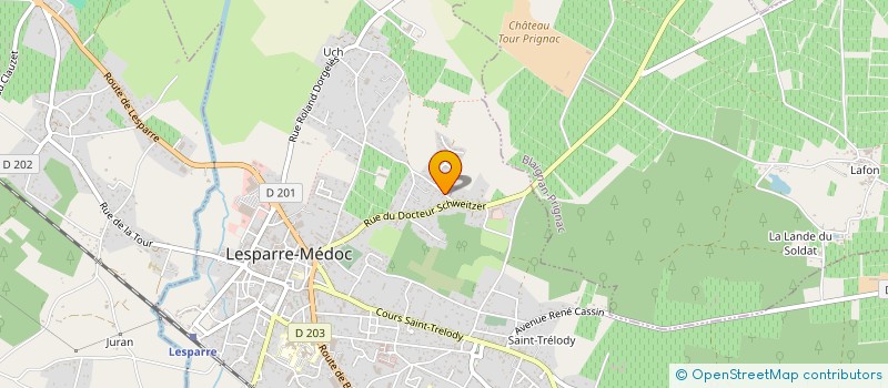 localisation de l'entreprise MADAME CINDY SAIA  LESPARRE-MEDOC