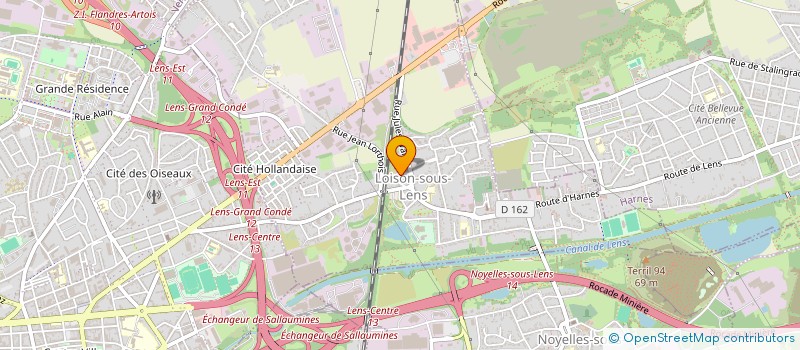 localisation de l'entreprise MADAME CINDY SAINTENOY  LOISON-SOUS-LENS