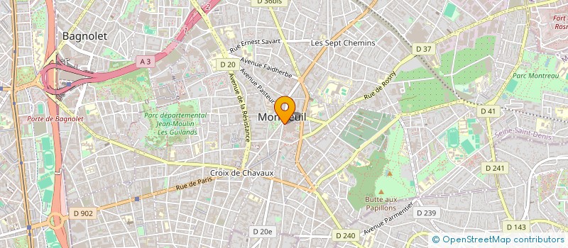localisation de l'entreprise MADAME CINDY SALAMA à MONTREUIL