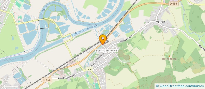 localisation de l'entreprise MADAME CINDY SANDRINE ANDRET  KNIGSMACKER