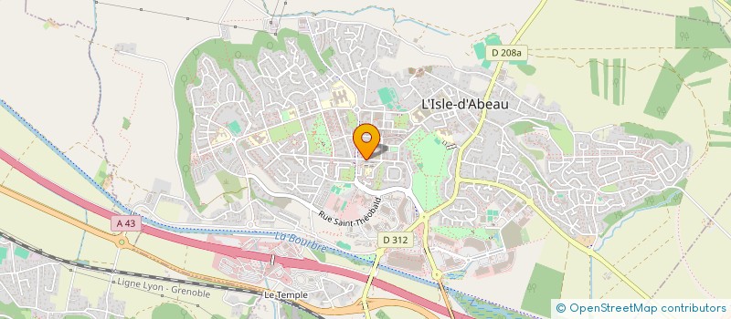 localisation de l'entreprise MADAME CINDY SANTOSUOSSO  L'ISLE-D'ABEAU