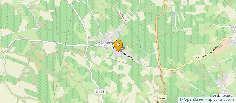 localisation de l'entreprise MADAME CINDY SARROUY  SAVIGNARGUES