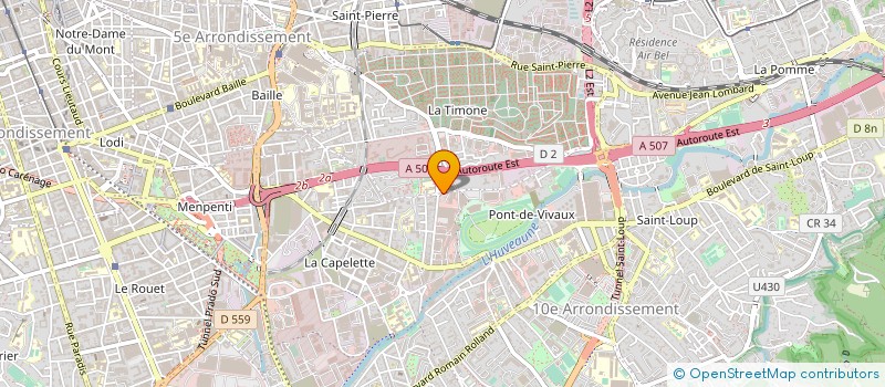localisation de l'entreprise MADAME CINDY SATORRES à MARSEILLE
