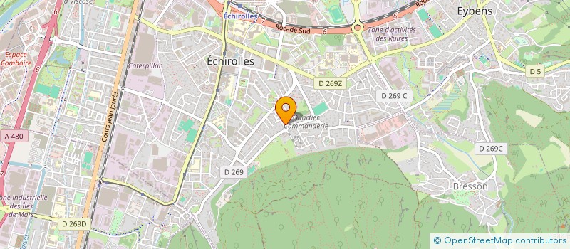 localisation de l'entreprise MADAME CINDY SAUNIER  ECHIROLLES