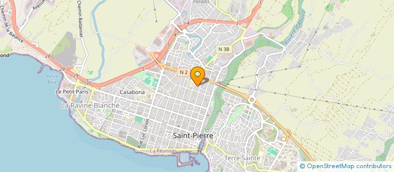 localisation de l'entreprise MADAME CINDY SAUTRON à SAINT-PIERRE