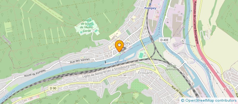 localisation de l'entreprise MADAME CINDY SCHIRRECKER  POMPEY