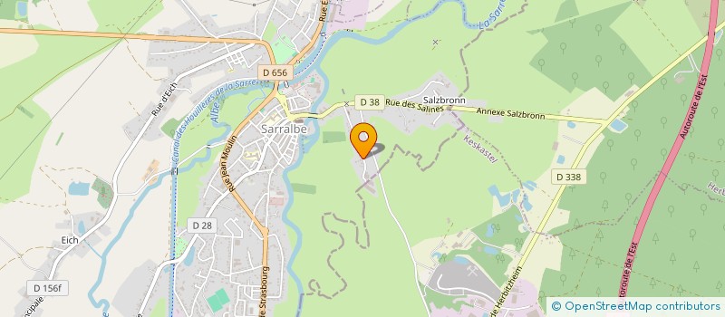 localisation de l'entreprise MADAME CINDY SCHMITT  SARRALBE