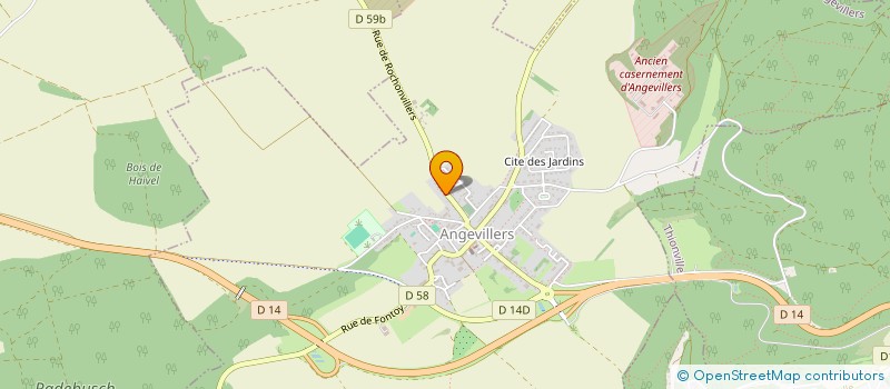 localisation de l'entreprise MADAME CINDY SCHNEIDER  ANGEVILLERS