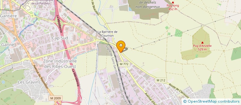 localisation de l'entreprise MADAME CINDY SCIORTINO  COURNON D AUVERGNE