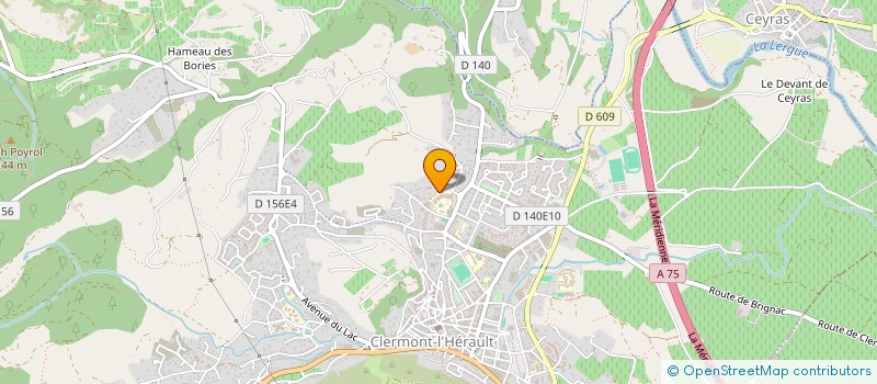 localisation de l'entreprise MADAME CINDY SELLAM  CLERMONT-L'HERAULT