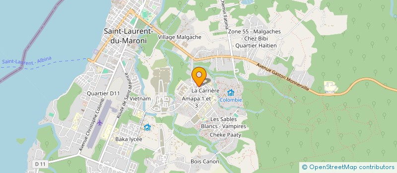 localisation de l'entreprise MADAME CINDY SEMIE à SAINT-LAURENT-DU-MARONI