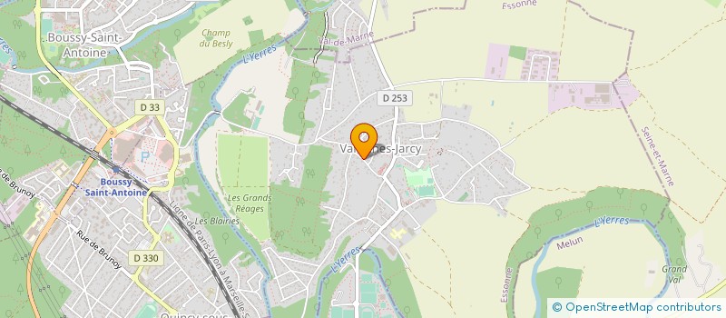 localisation de l'entreprise MADAME CINDY SENAUD  VARENNES-JARCY