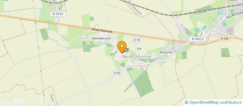 localisation de l'entreprise MADAME CINDY SENECOT  BERLES-MONCHEL