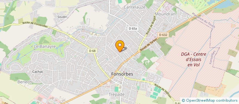 localisation de l'entreprise MADAME CINDY SENSEBY  FONSORBES