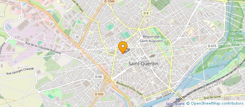 localisation de l'entreprise MADAME CINDY SEURY à SAINT-QUENTIN