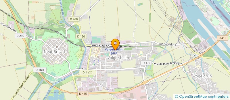 localisation de l'entreprise MADAME CINDY SIGRIST  VOLGELSHEIM