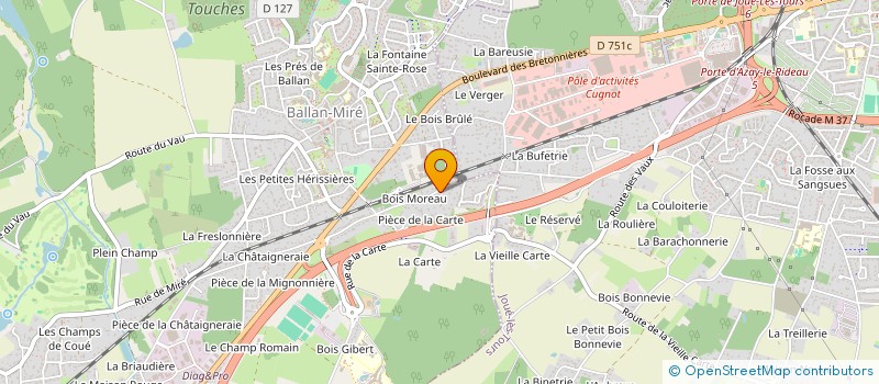 localisation de l'entreprise MADAME CINDY SIMON  BALLAN-MIRE