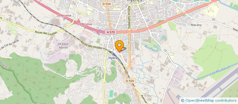 localisation de l'entreprise MADAME CINDY SIROUX  HYERES