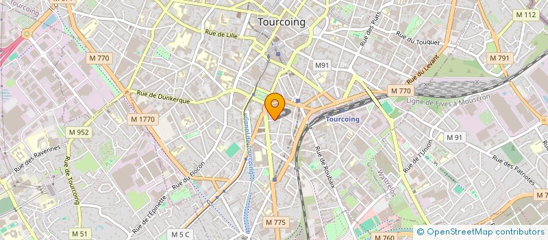 localisation de l'entreprise MADAME CINDY SMOLINSKI  TOURCOING