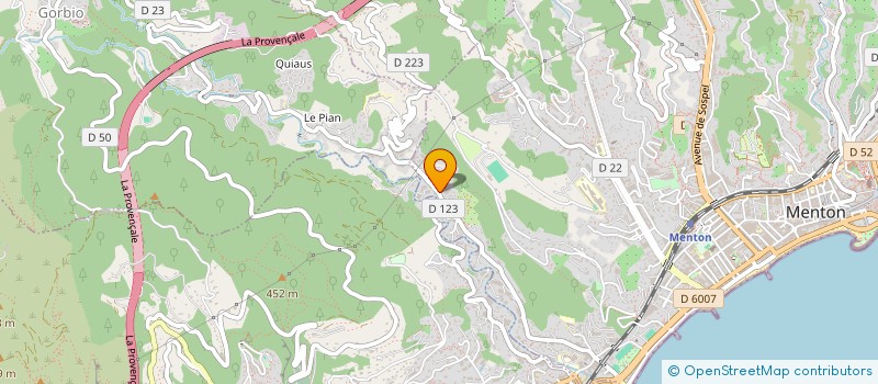 localisation de l'entreprise MADAME CINDY SOMMA  MENTON