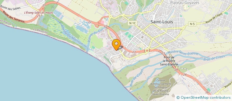 localisation de l'entreprise MADAME CINDY SONNET  SAINT-LOUIS