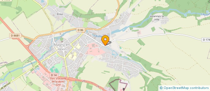 localisation de l'entreprise MADAME CINDY SOUVAY  MAGNY-EN-VEXIN