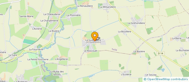 localisation de l'entreprise MADAME CINDY SOYEZ  TEILLE