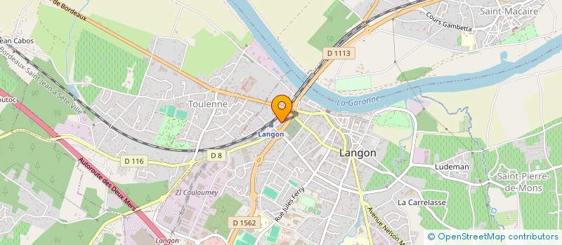 localisation de l'entreprise MADAME CINDY STEPHANE  LANGON