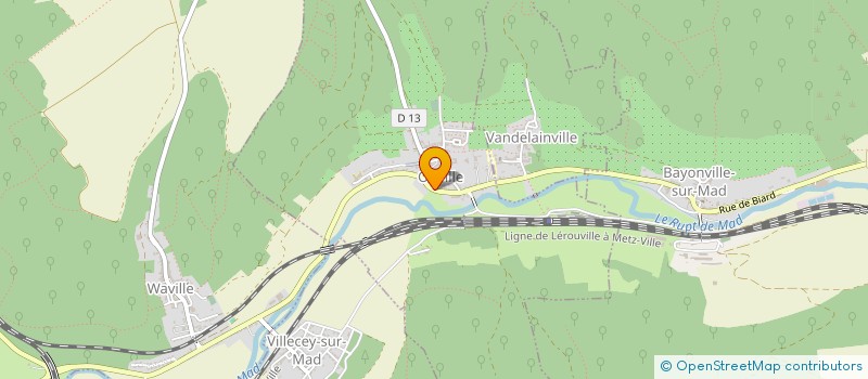 localisation de l'entreprise MADAME CINDY STEPHANY  ONVILLE