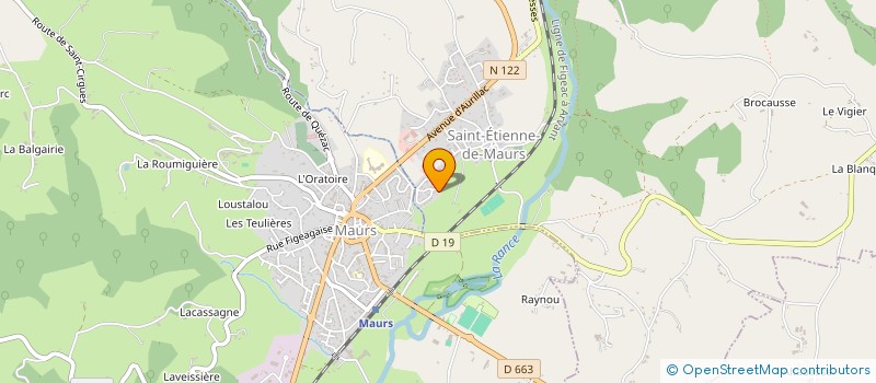 localisation de l'entreprise MADAME CINDY STOPIN à SAINT-ETIENNE-DE-MAURS