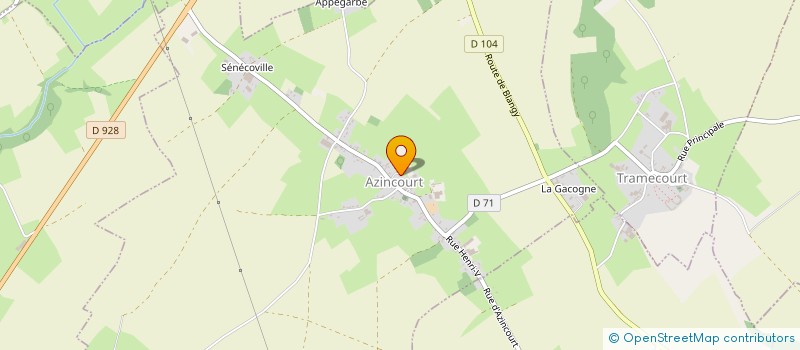 localisation de l'entreprise MADAME CINDY TASSEL  AZINCOURT