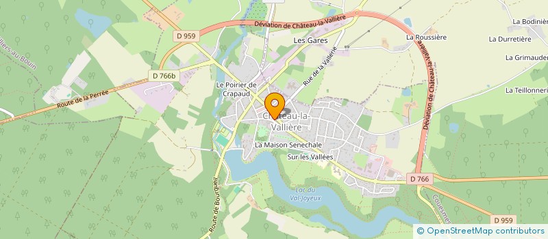 localisation de l'entreprise MADAME CINDY TERTRAIN à CHATEAU-LA-VALLIERE