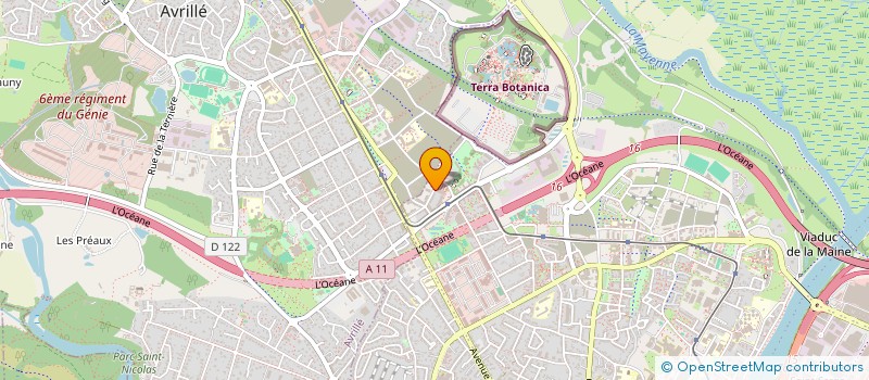 localisation de l'entreprise MADAME CINDY TEXIER  AVRILLE