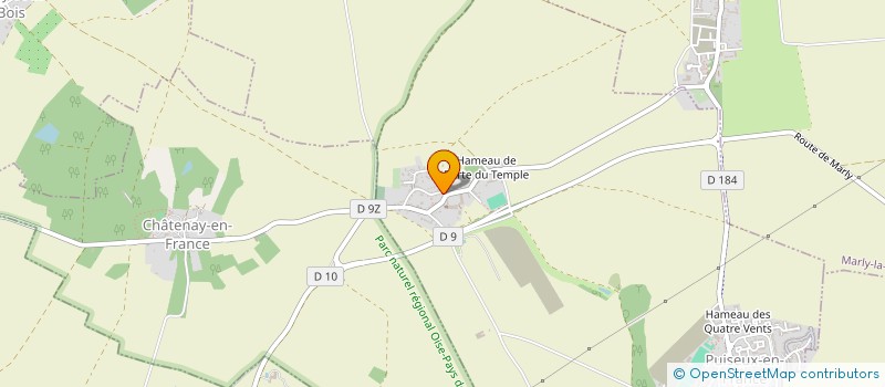 localisation de l'entreprise MADAME CINDY THERY  PUISEUX-EN-FRANCE