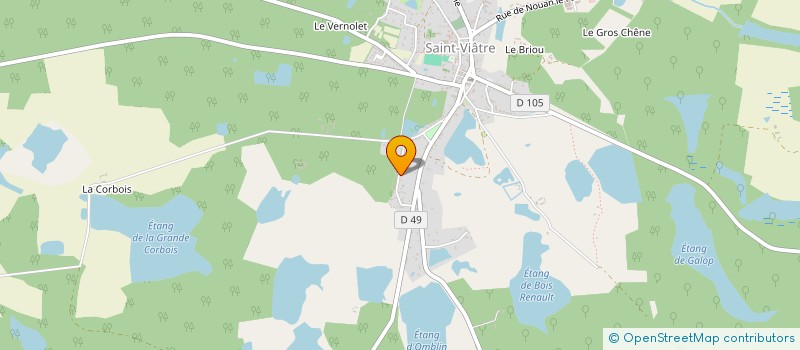 localisation de l'entreprise MADAME CINDY THIBAULT  SAINT-VIATRE