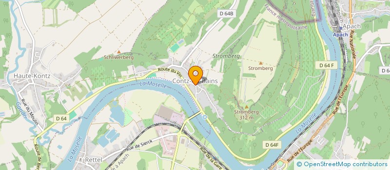 localisation de l'entreprise MADAME CINDY THIERRY  CONTZ-LES-BAINS