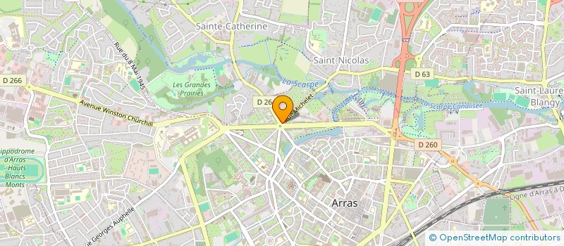 localisation de l'entreprise MADAME CINDY TOPCZENSKI à ARRAS