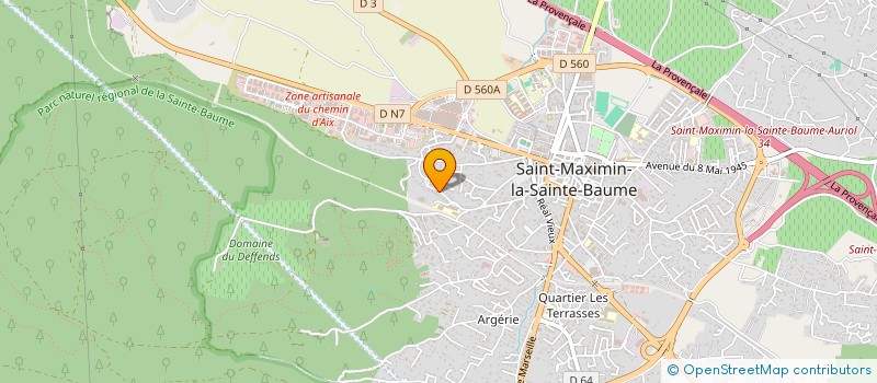 localisation de l'entreprise MADAME CINDY TOURNOIS à SAINT-MAXIMIN-LA-SAINTE-BAUME