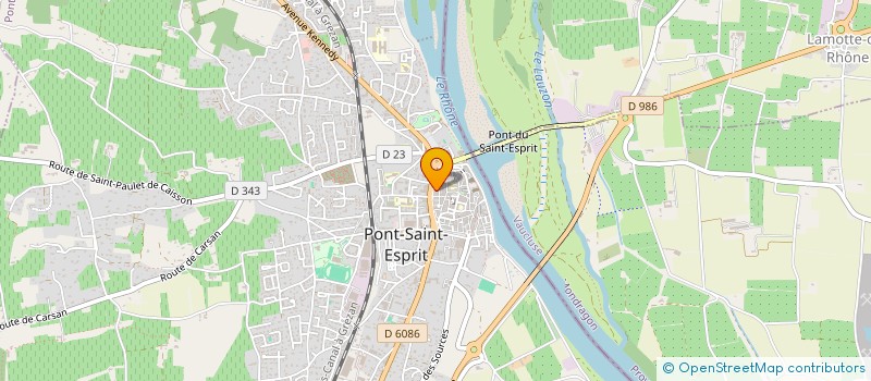 localisation de l'entreprise MADAME CINDY TRACHEZ à PONT-SAINT-ESPRIT