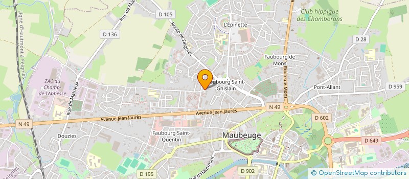 localisation de l'entreprise MADAME CINDY TRUEBA à ELESMES